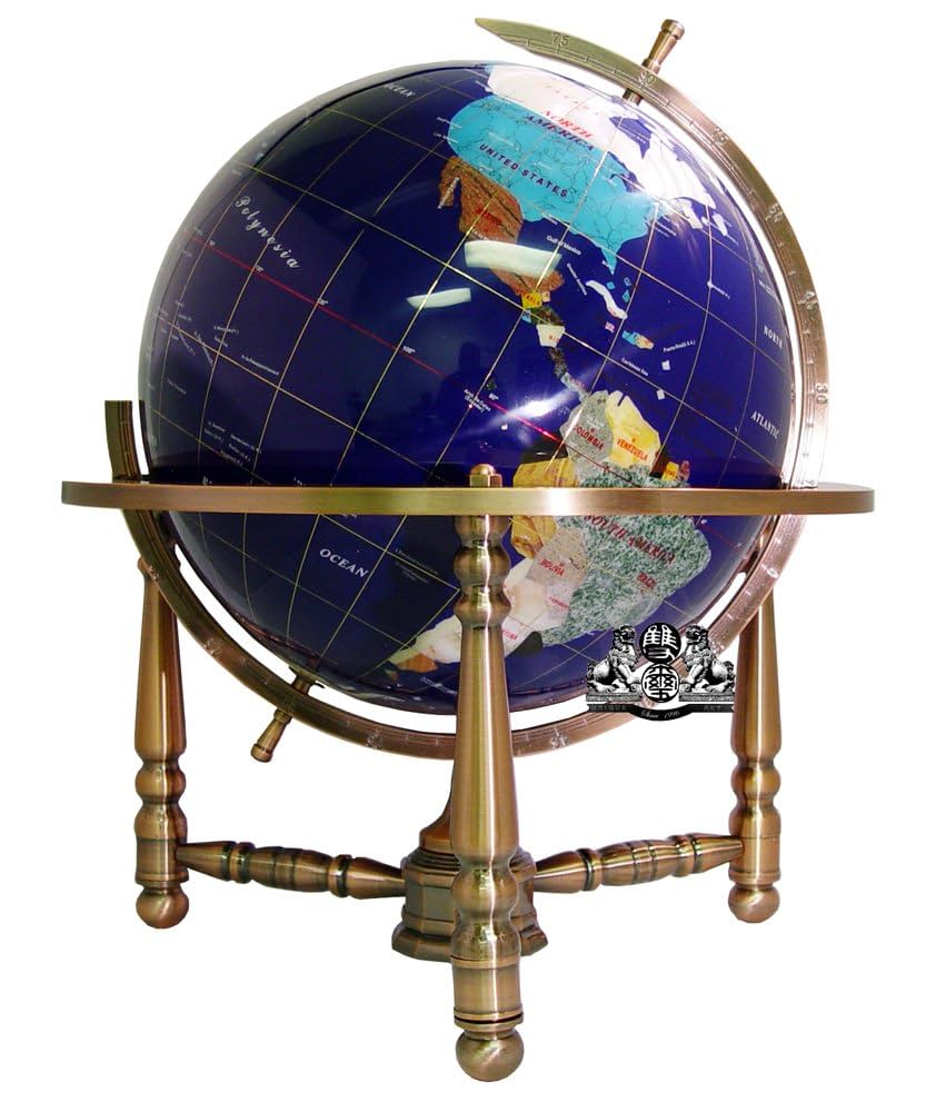 Amazon.com: Unique Art 19-Inch Tall Blue Lapis Ocean Table